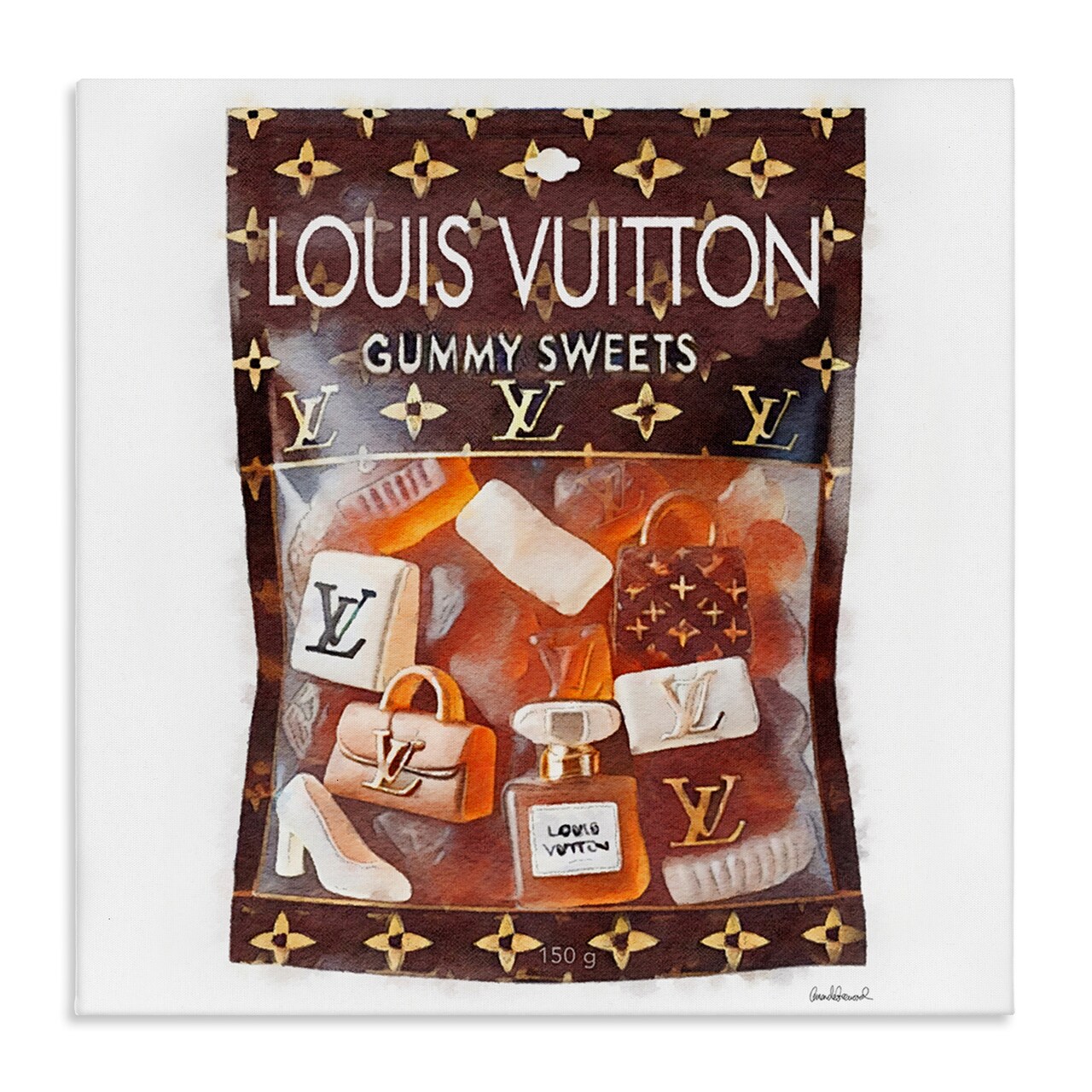 Stupell Industries Glam Gummy Sweets Canvas Wall Art Design by Amanda Greenwood